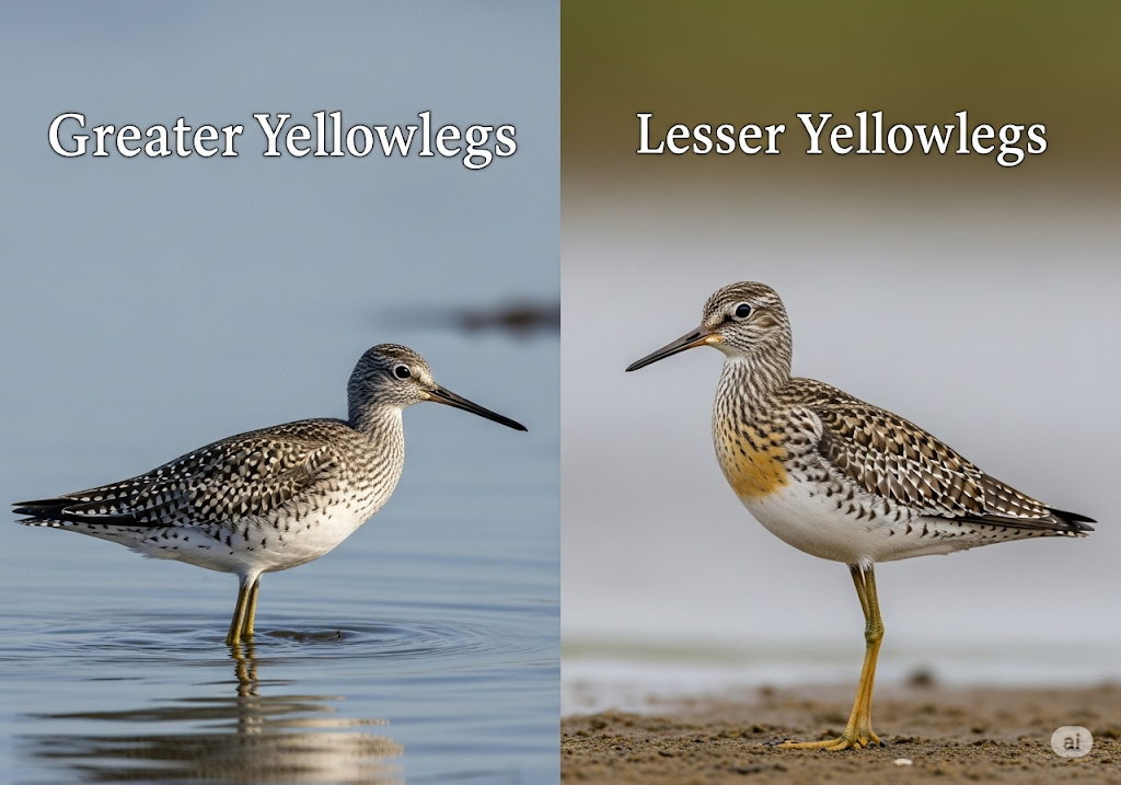Greater Yellowlegs vs Lesser Yellowlegs: A Birdwatcher's Guide to These Elegant Shorebirds
